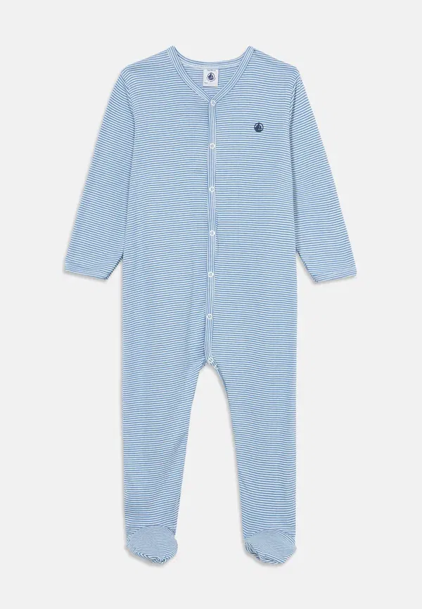 Пижама хлопковая Bebe debout dors bien y cote Petit Bateau, Riviera, Marshmallow