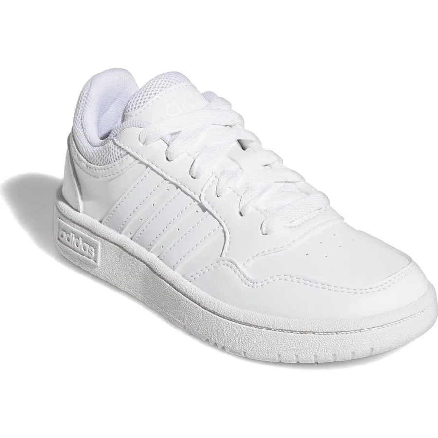 Кроссовки повседневные из искусственной кожи Sportswear GW0433 Hoops Shoes adidas, Белый — фото 3