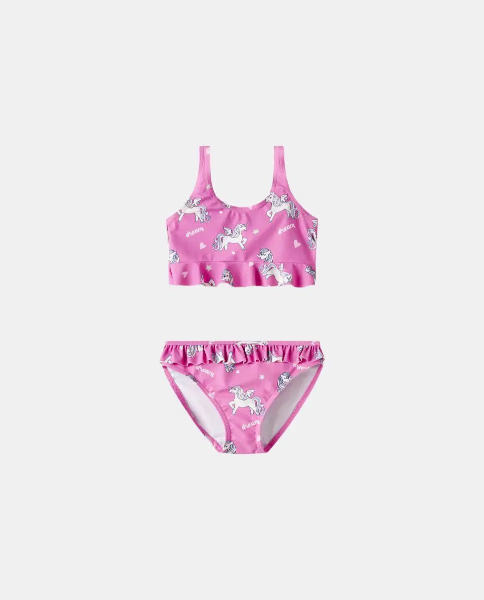 Детский бикини для девочек с воланами name it, Rosa
