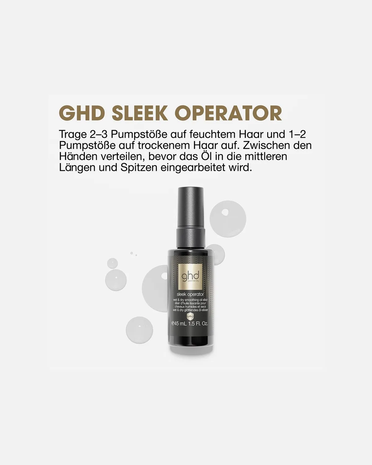 Элегантное масло для волос оператора Ghd, 45 Ml — фото 2
