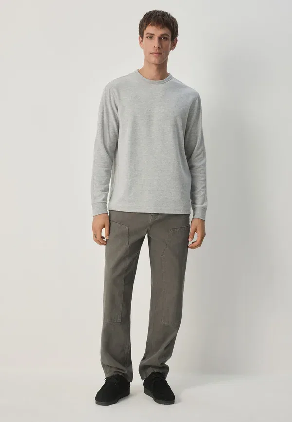 Кофта трикотажная Regular Fit Long Sleeve Cosy Next, Grey Marl, серый — фото 2