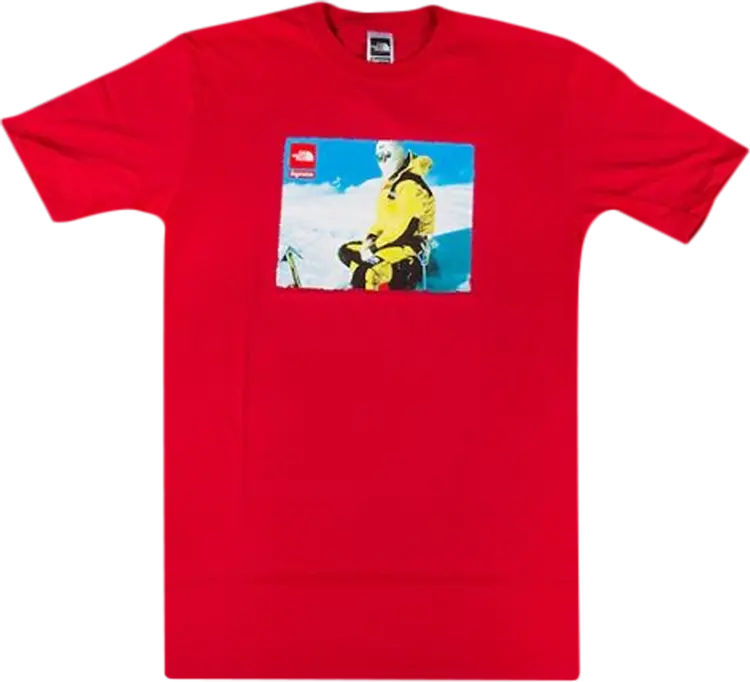 

Футболка Supreme x The North Face Photo T-Shirt 'Red', красный