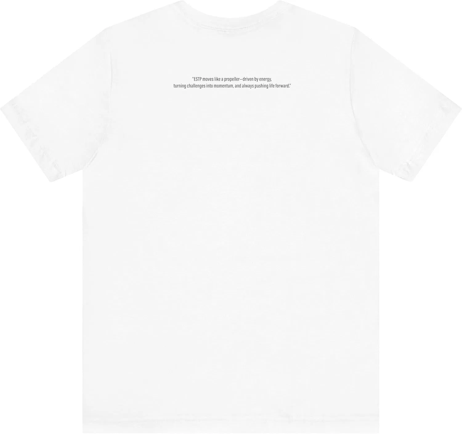 Футболка с принтом ESTP Bella+canvas 3001, White — фото 3