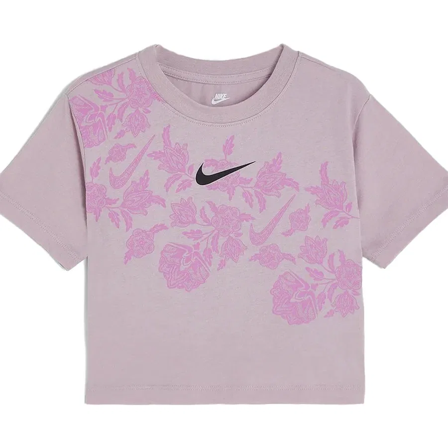 Детская футболка с принтом Lace It Up Nike, Фиолетовый