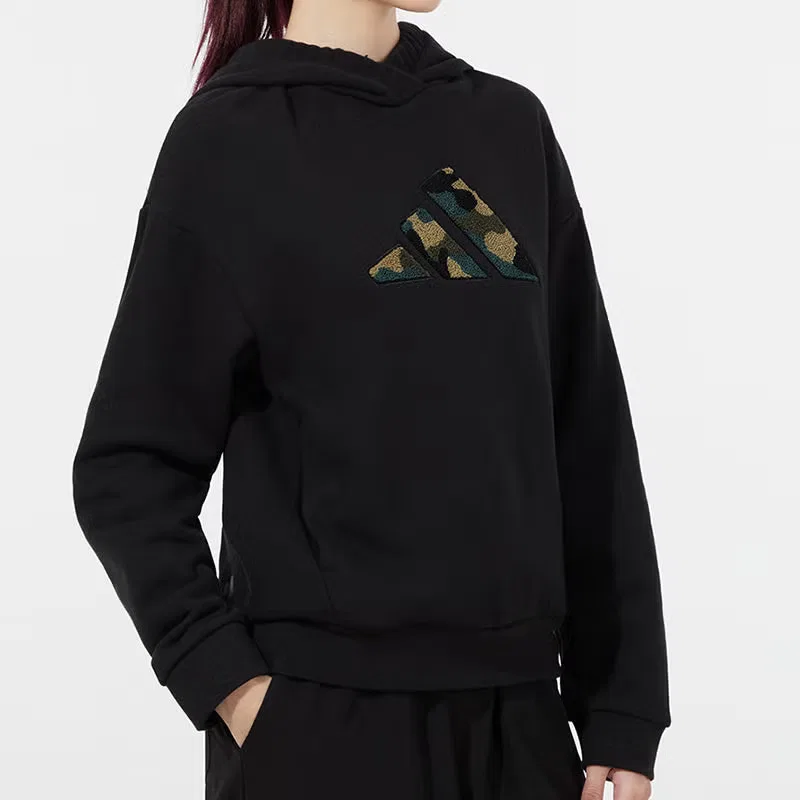 Свитшот с длинным рукавом Str W Adidas, черный — фото 4