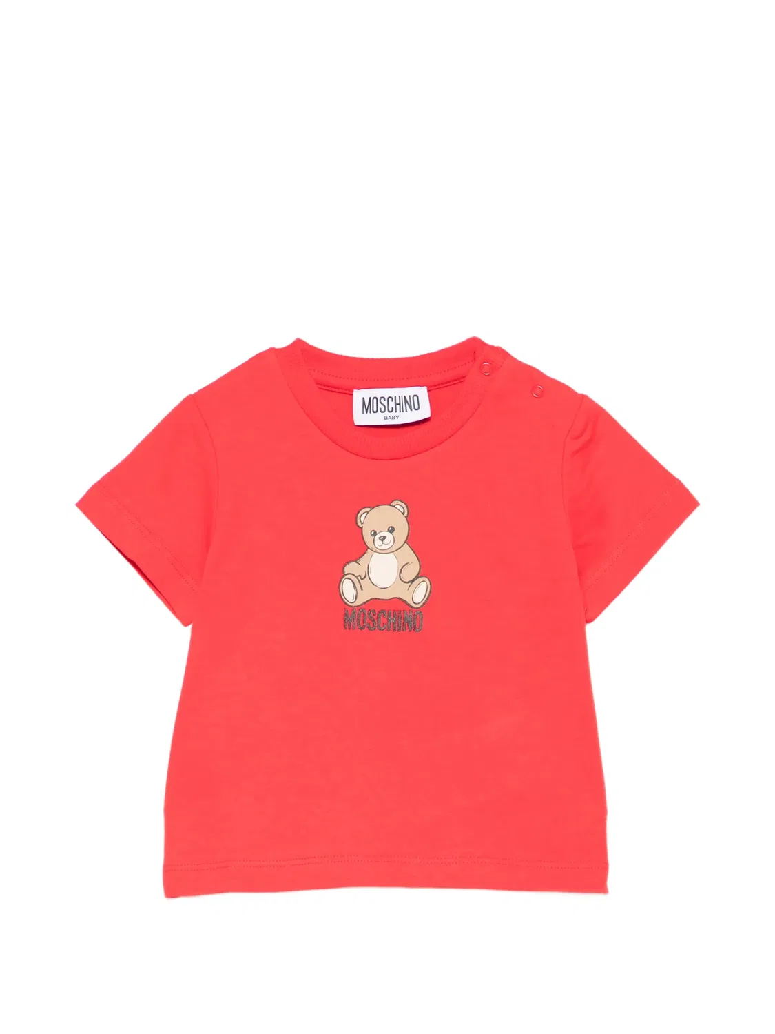 Футболка Teddy Bear Moschino Kids, красный