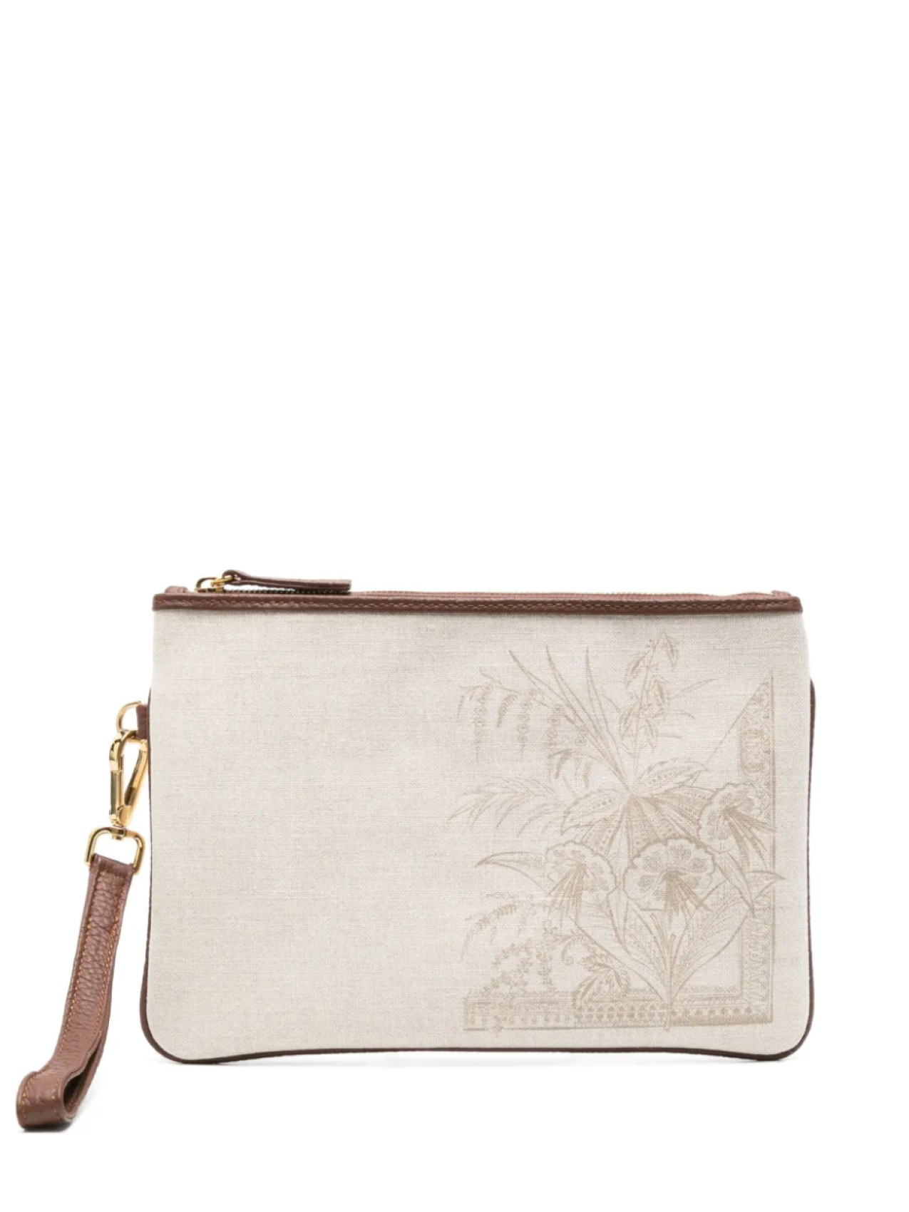 

Eleventy клатч с цветочным принтом, нейтральный