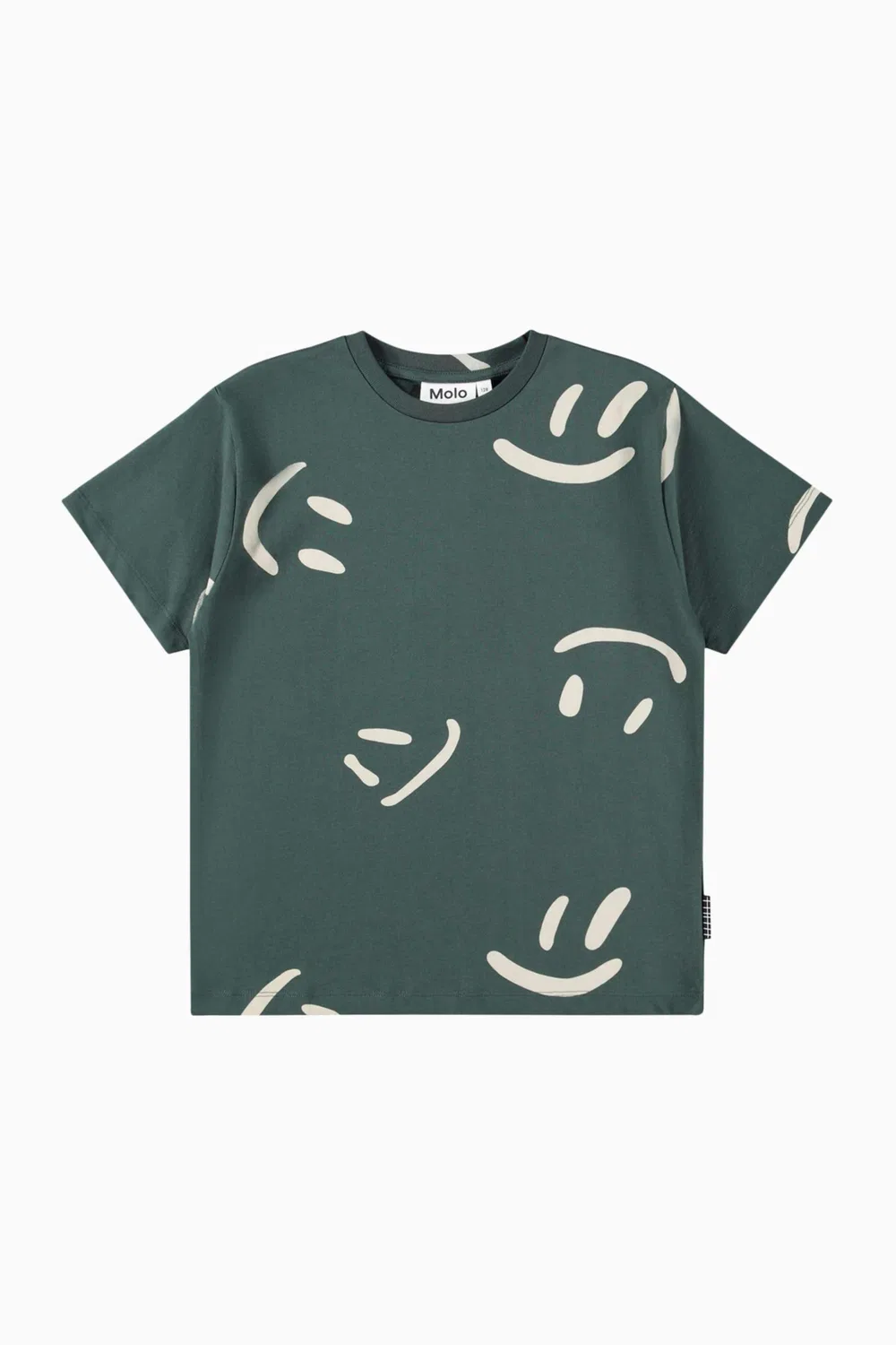 Футболка хлопковая Smiley Molo, зеленый