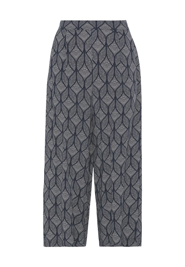 

Брюки из ткани с эластичным поясом Manguun Collection, синий