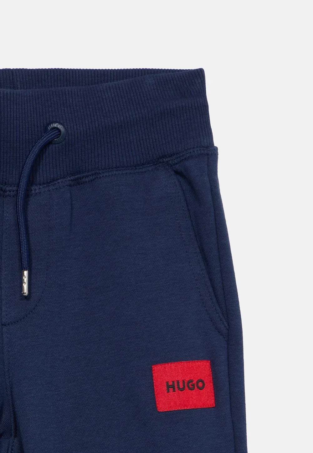Низ - спортивные штаны Hugo Kids, Navy — фото 4