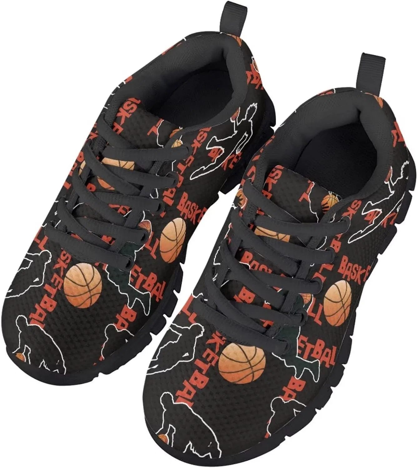 Детские кроссовки для девочек с принтом Cute Animal Graphic Agoviwo, Basketball — фото 2