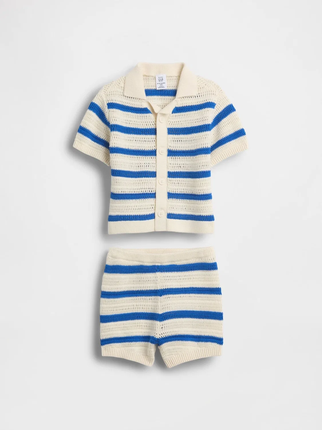 Комплект одежды для мальчика, вязаный Gap, Blue Stripe