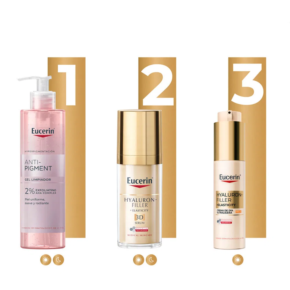 Крем для лица дневной ультралегкий SPF50 Hyaluron-Filler + Elasticity Eucerin — фото 3