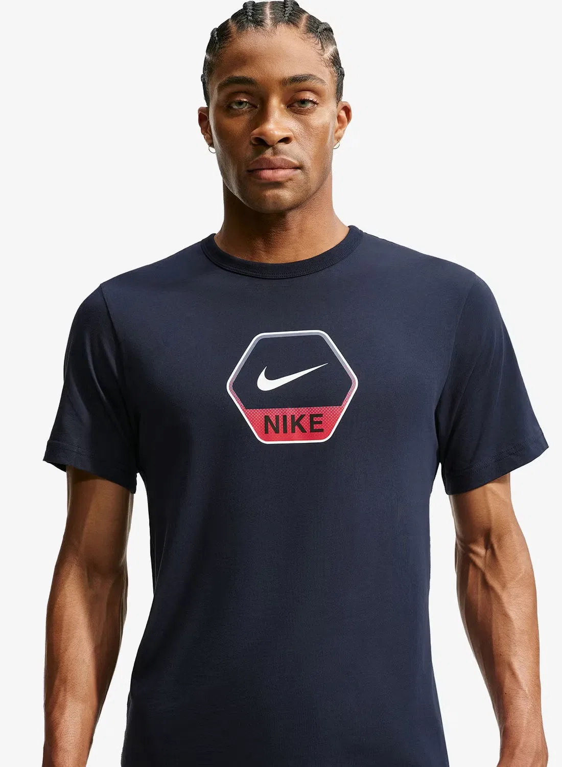 Футболка с принтом Nsw Core Graphic Nike, обсидиан