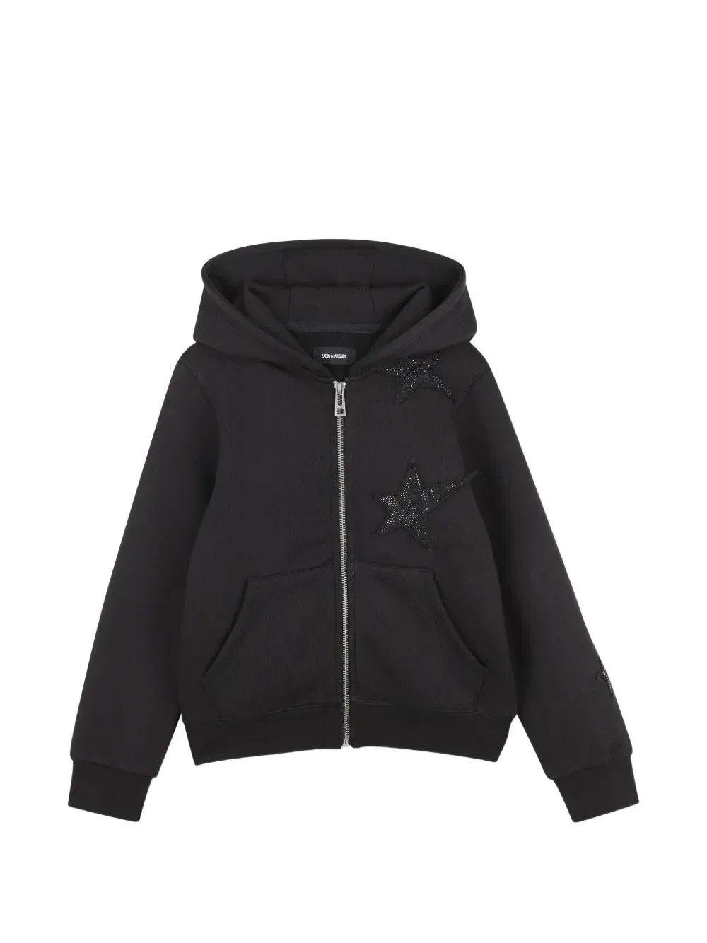 Худи с нашивкой Zadig & Voltaire Kids, черный