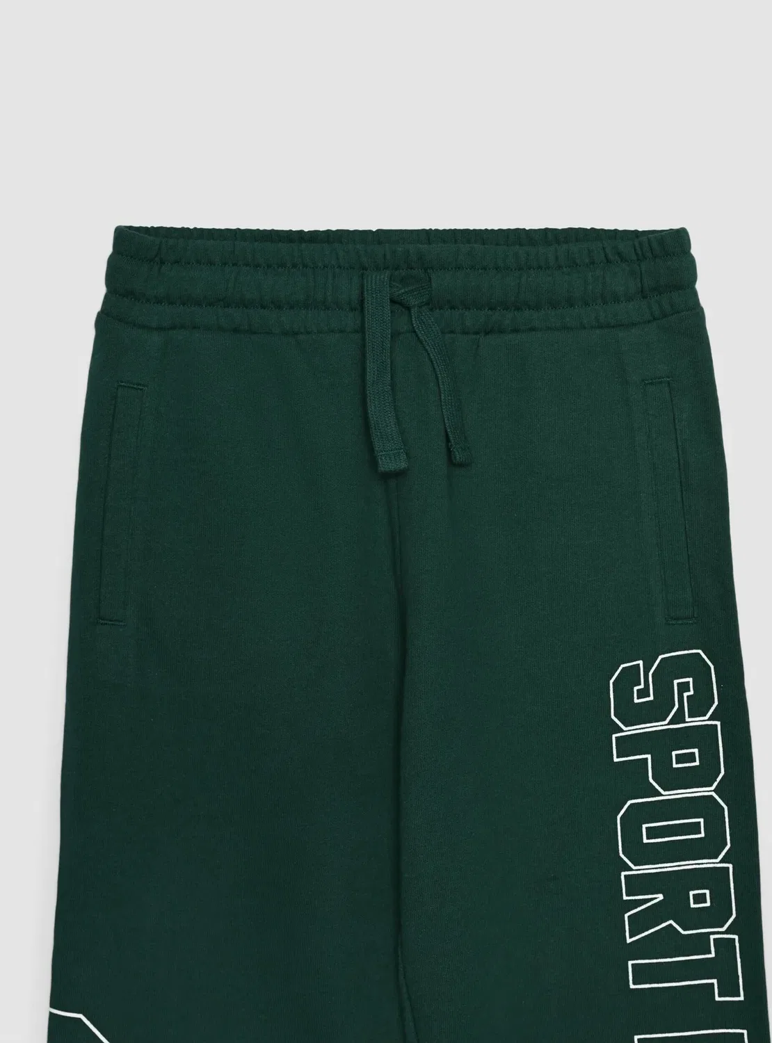Pantaloni Tuta Lunghi Con Stampa College - спортивные штаны Terranova, Dark-Green — фото 3