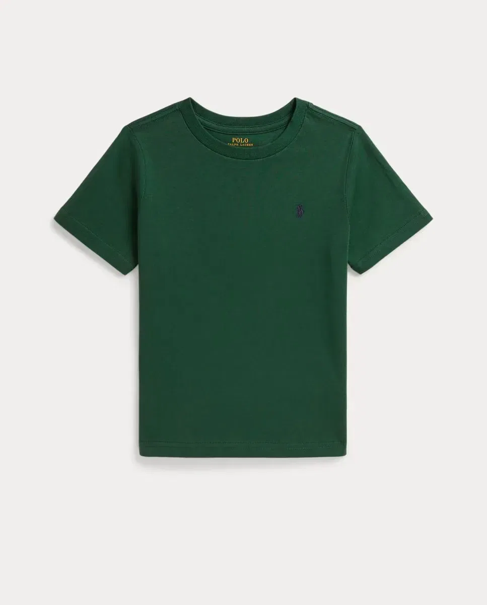 Детская футболка для девочек хлопковая Polo Ralph Lauren, Verde
