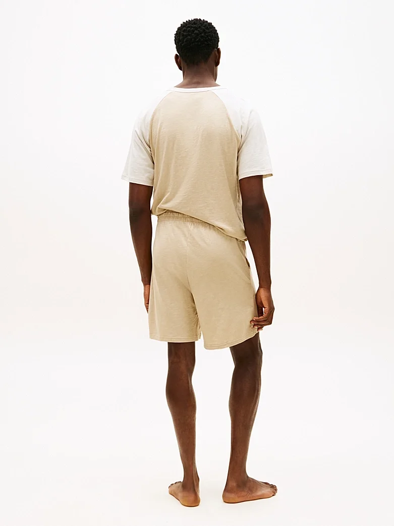 Шорты Tommy Hilfiger Essential Textured Jersey Pyjama, сандаловое дерево — фото 4