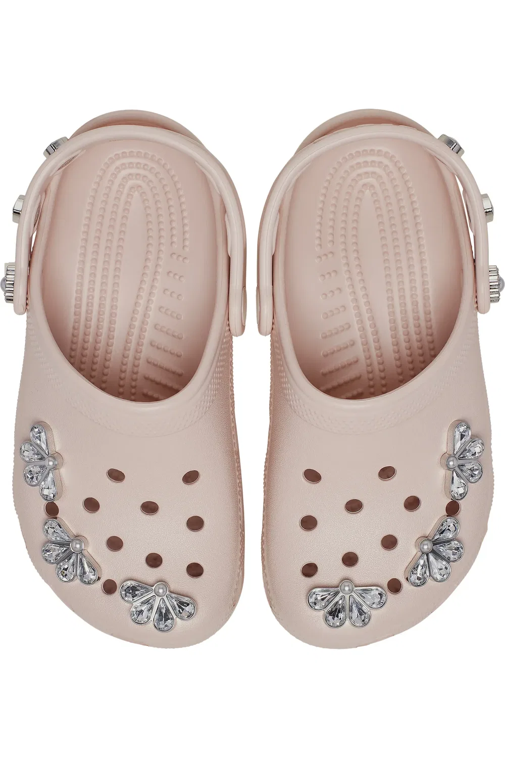 Детские сабо водонепроницаемые с кристаллами Pinnacle Embellished CROCS, Quartz — фото 3
