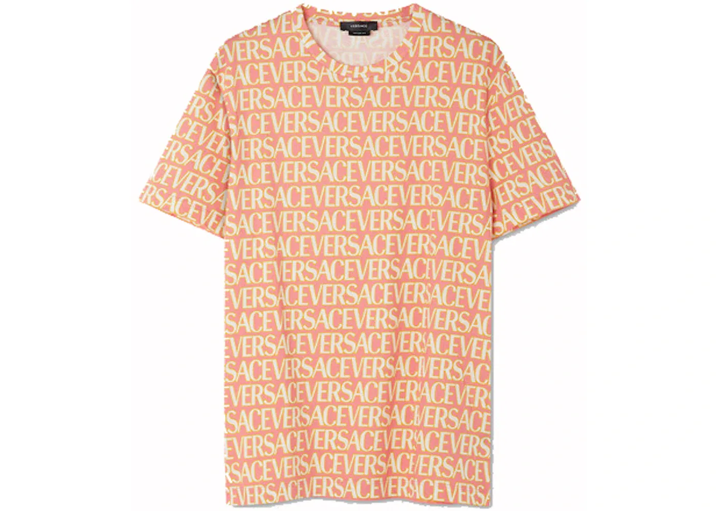 Мужская футболка с принтом Versace, Orange Yellow