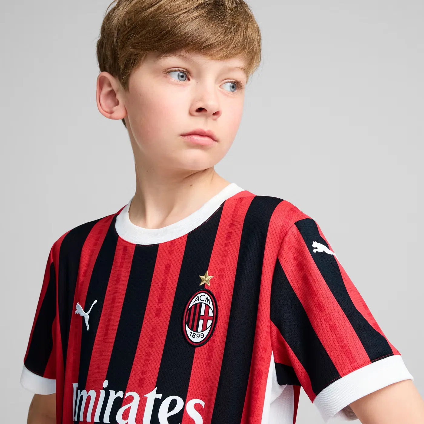 Футболка с принтом AC Milan 24/25 Home Puma, красный — фото 2