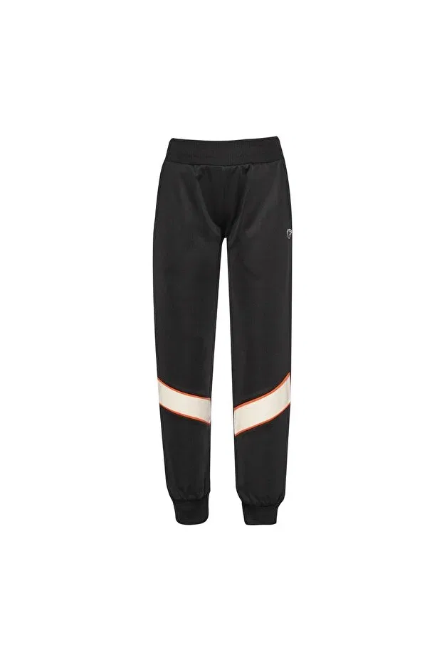 Детские спортивные штаны для девочек с эластичным манжетом Hummel, Black — фото 2