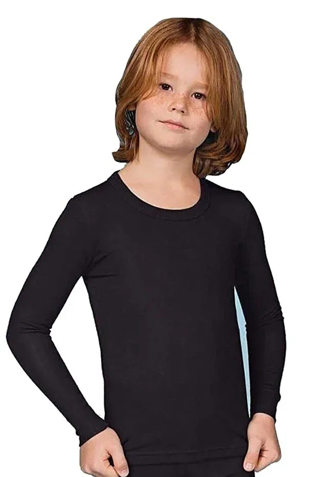 Детское термобелье с длинным рукавом Cubbux, Black