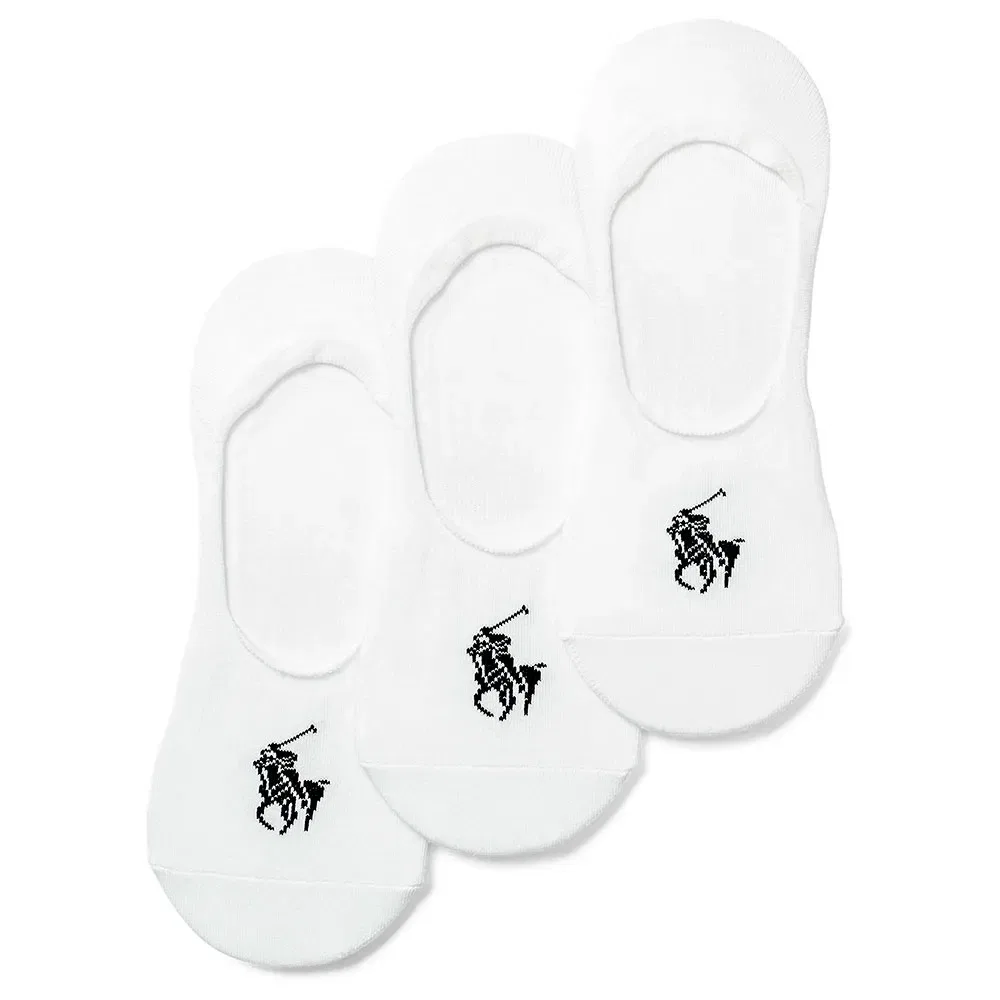 Носки невидимые 3 пары Polo Ralph Lauren, белый