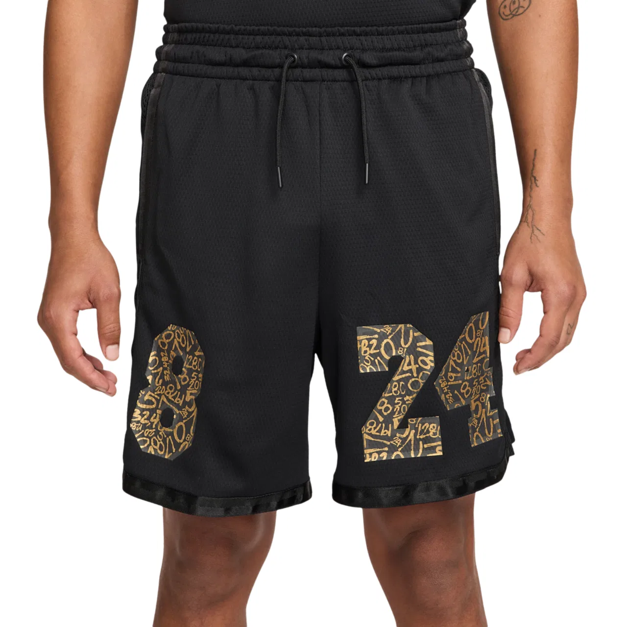 Мужские шорты с принтом Kobe Bryant Nike, Black/Gold