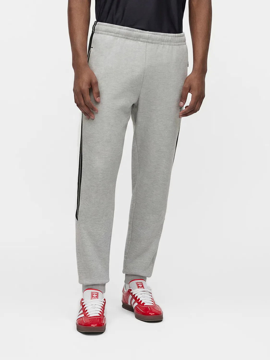Зауженные брюки Adidas Originals Spacer, серый — фото 2