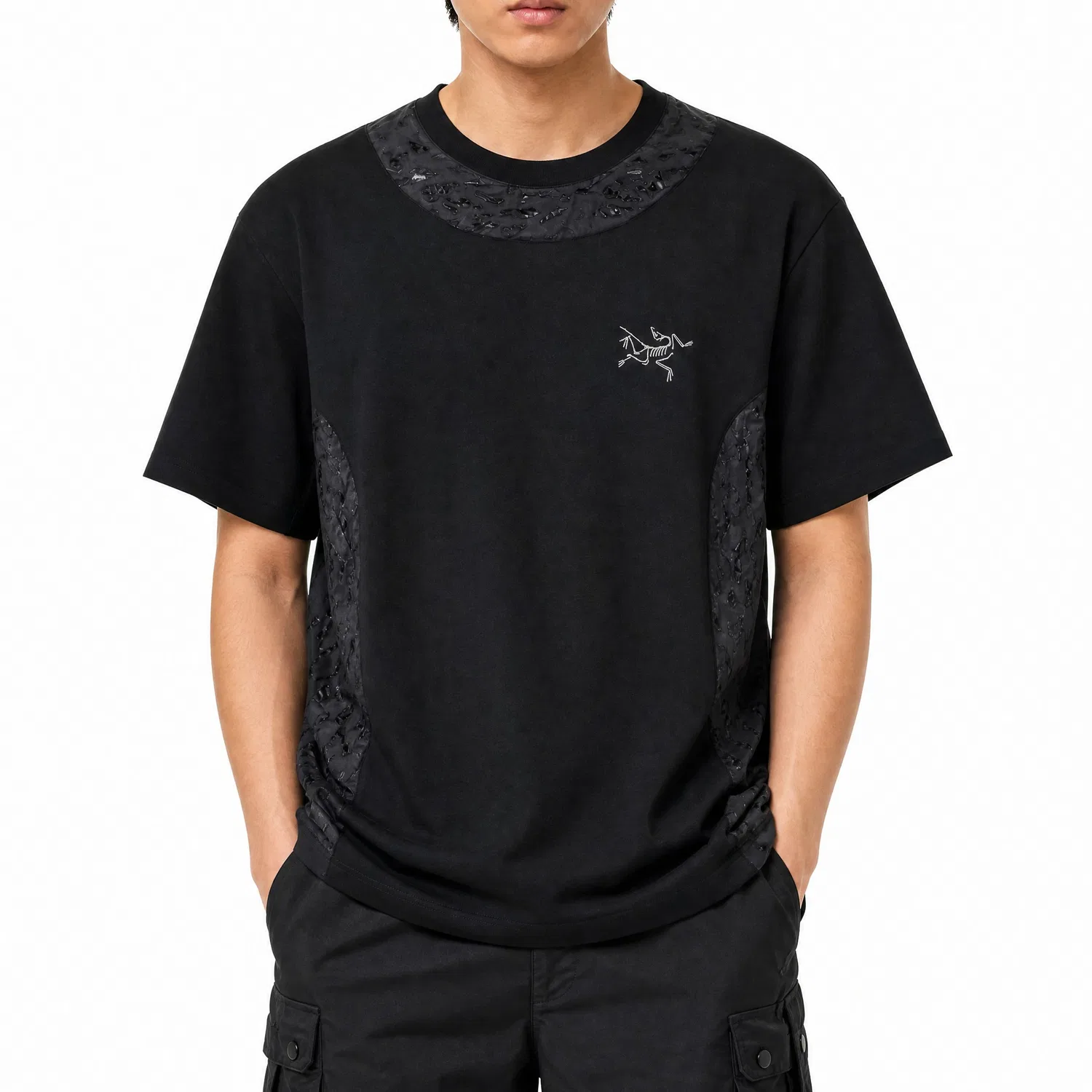 Футболка с круглым вырезом Straight Fit Arcteryx, Black — фото 4