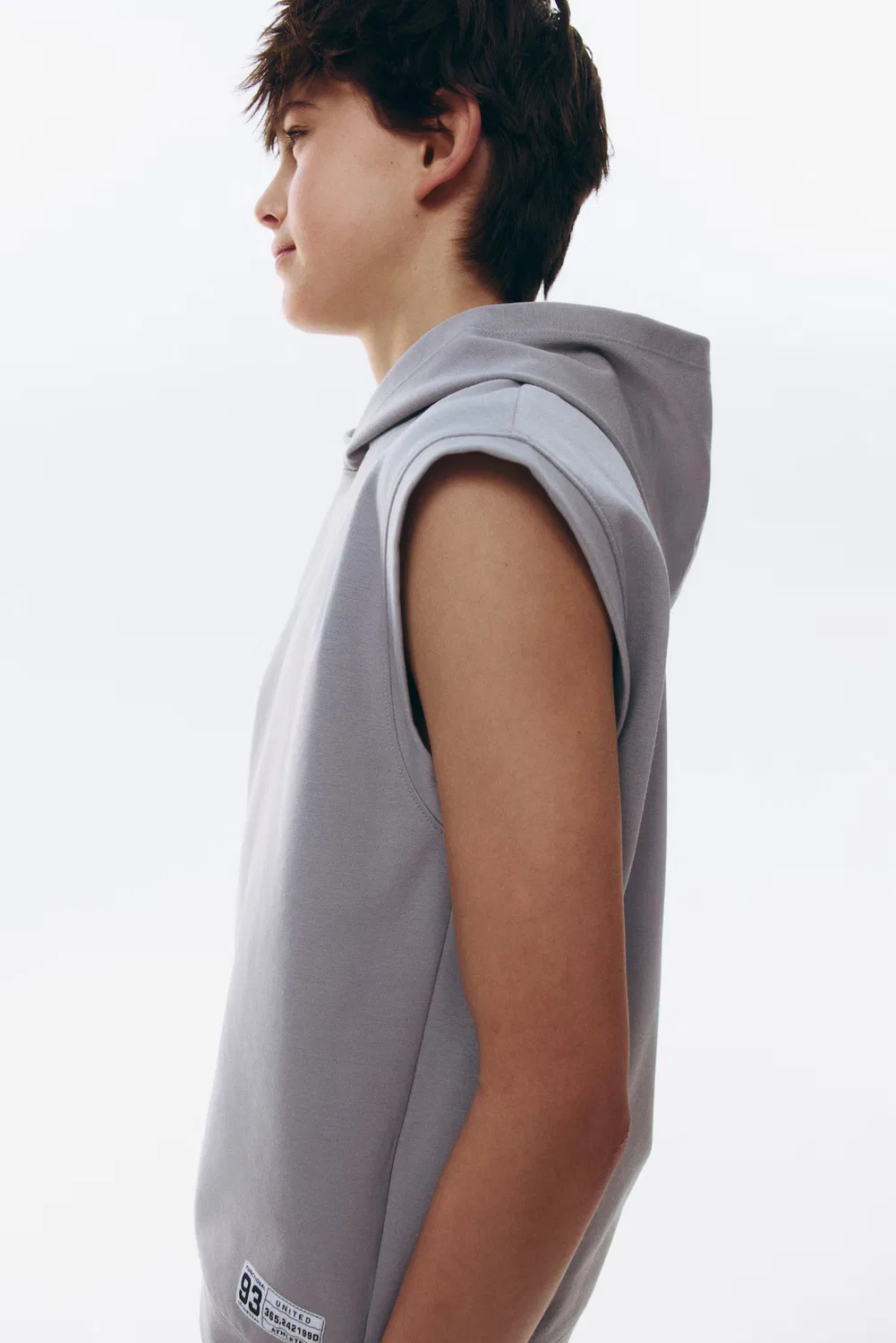 Спортивный комплект с худи и накладкой Drymove H&M, Hellgrau — фото 4