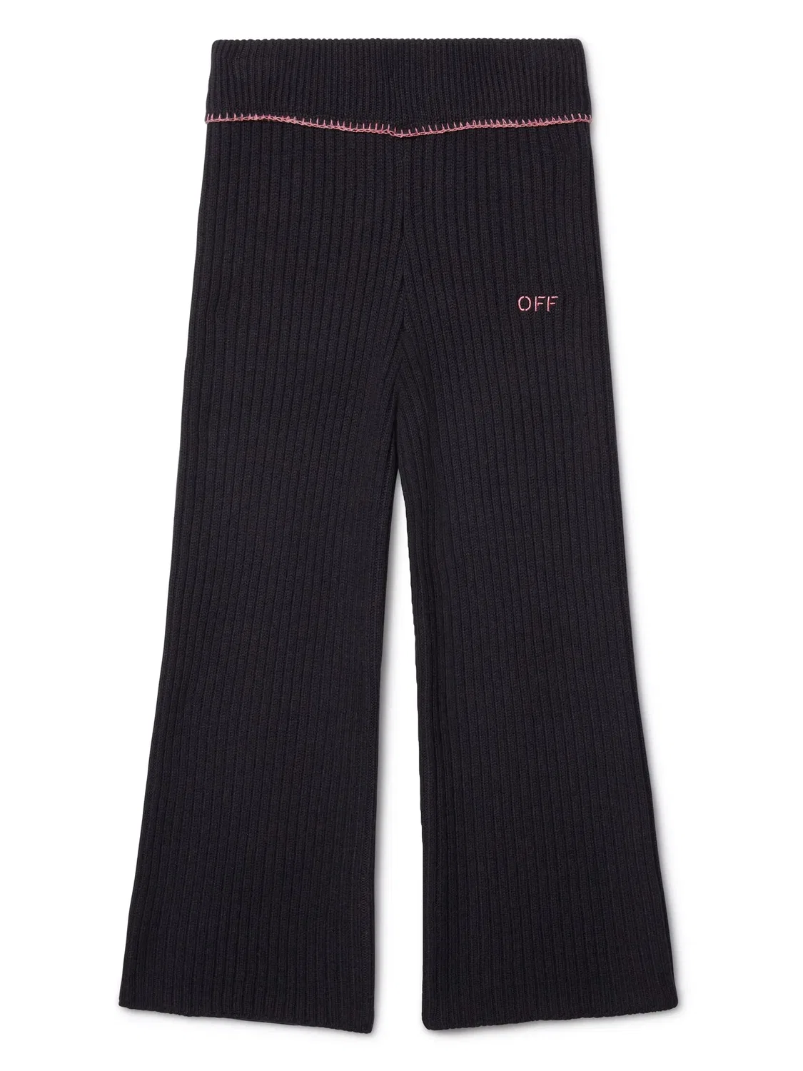 Рибаные брюки Off Stamp OFF-WHITE, черный