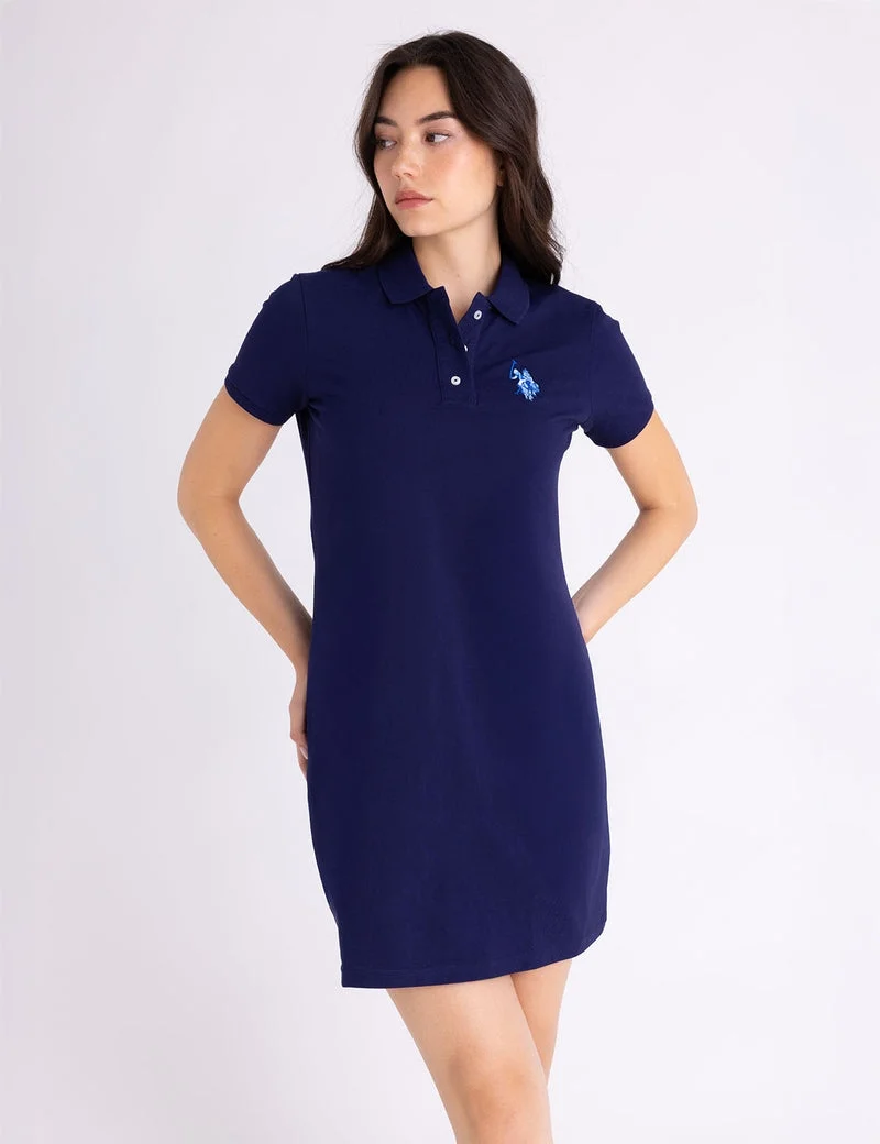 Платье-футболка U.S. Polo Assn. Multi Tonal Mini, темно-синий — фото 4