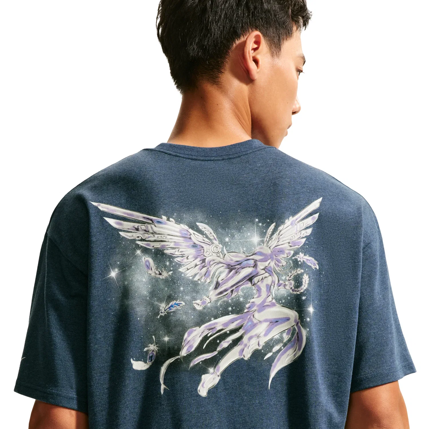 Мужская футболка Sportswear Retro Flair T-Shirt Asia Sizing 'Midnight Blue' Nike, Midnight Blue — фото 2