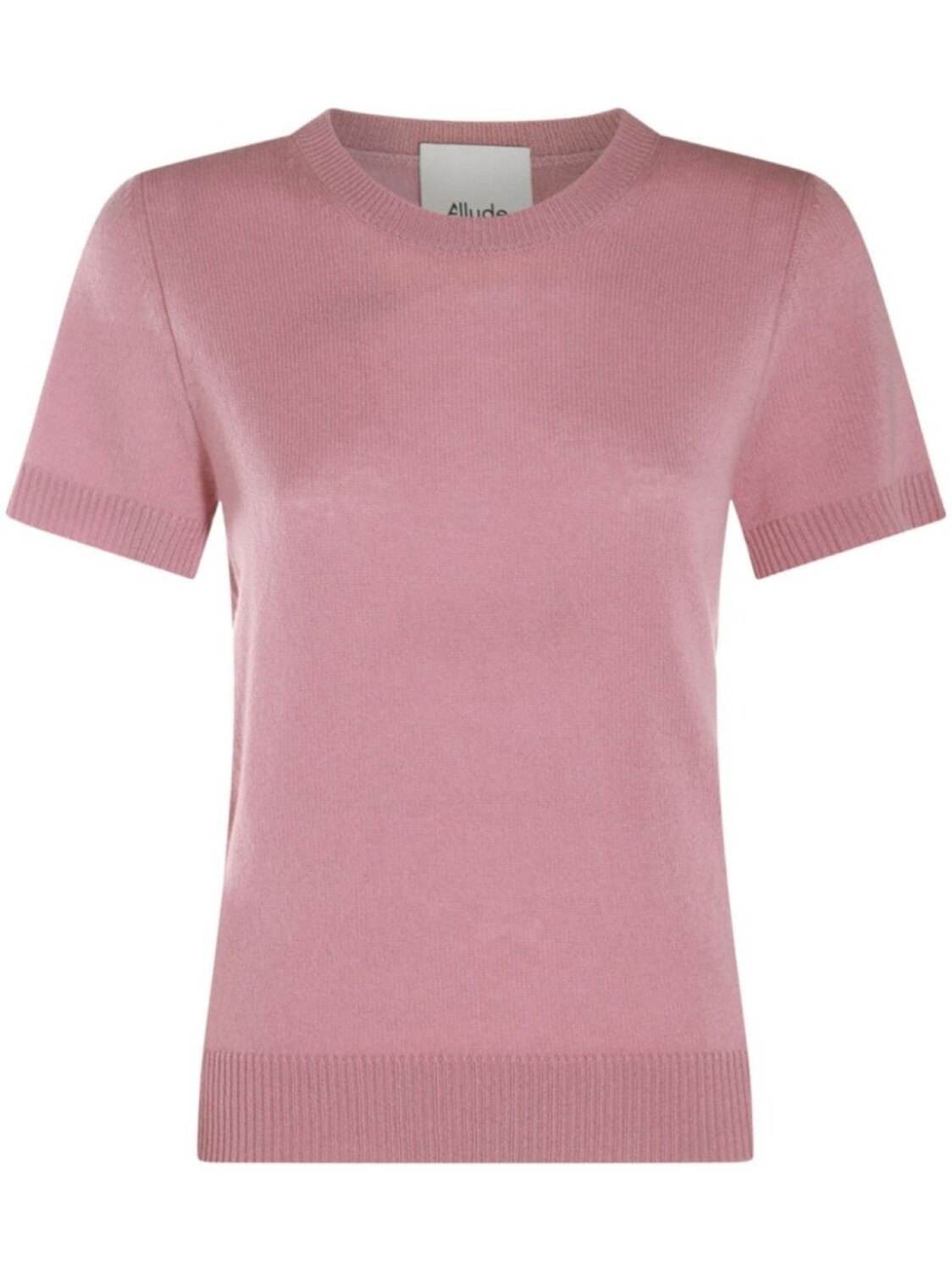 

Allude кашемировый трикотажный топ с круглым вырезом, розовый