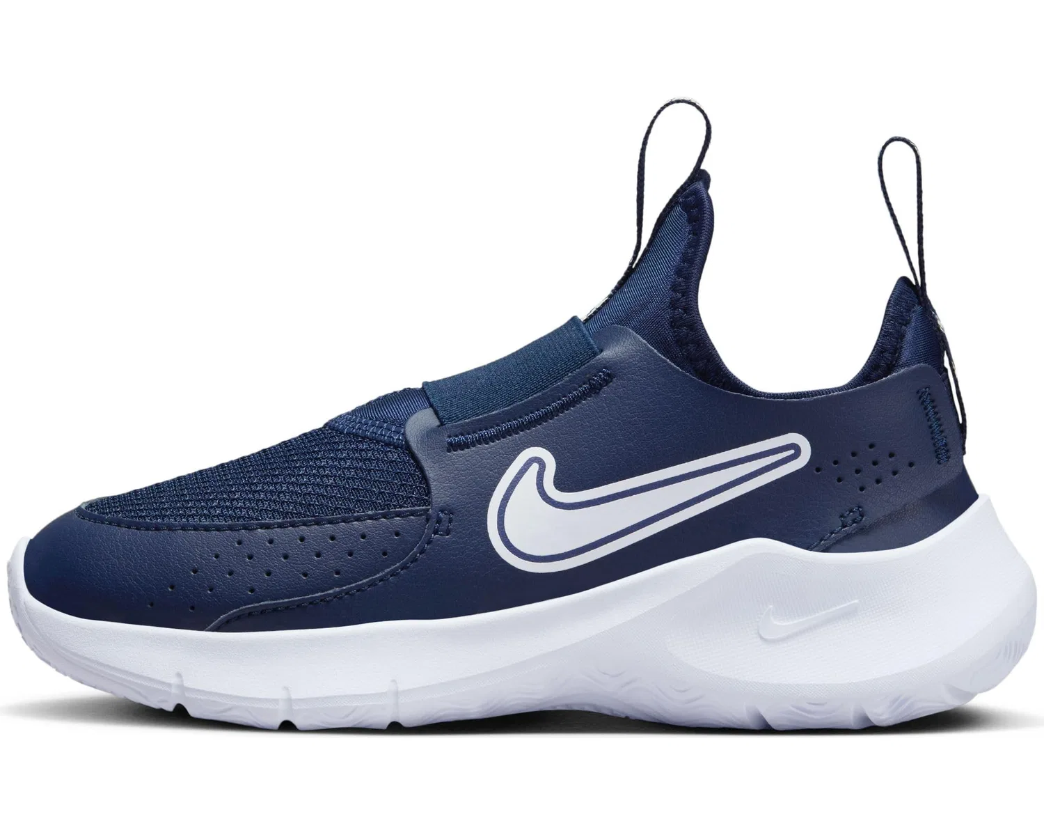 Детские кроссовки для девочек с закрытым мыском NIKE Flex Runner 3 NIKE, Midnight Navy White
