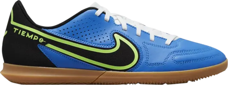 

Кроссовки Nike Tiempo Legend 9 Club IC 'Light Photo Blue Lime Glow', синий