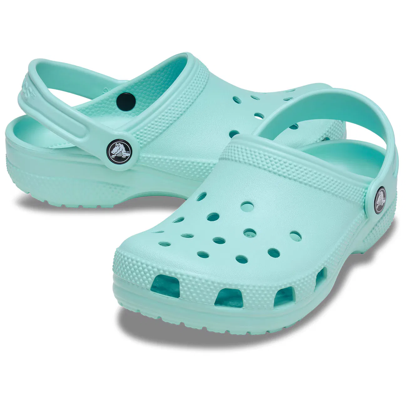 Сабо, Zuecos Niños Classic Clog, Crocs, синий бирюзовый — фото 2