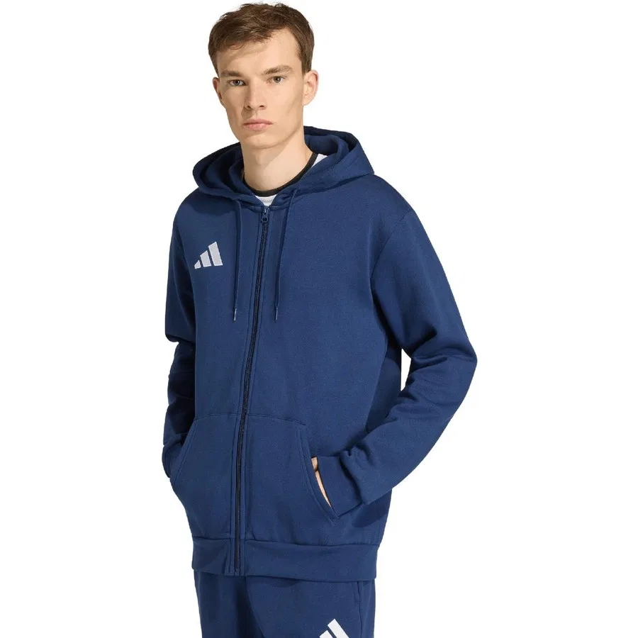 Мужской свитшот с капюшоном ENT26 Fz adidas, Темно-синий