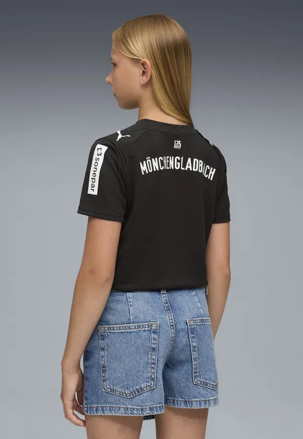 Футболка с принтом Borussia monchengladbach 25/26 - club wear Puma Black, белый/черный — фото 4