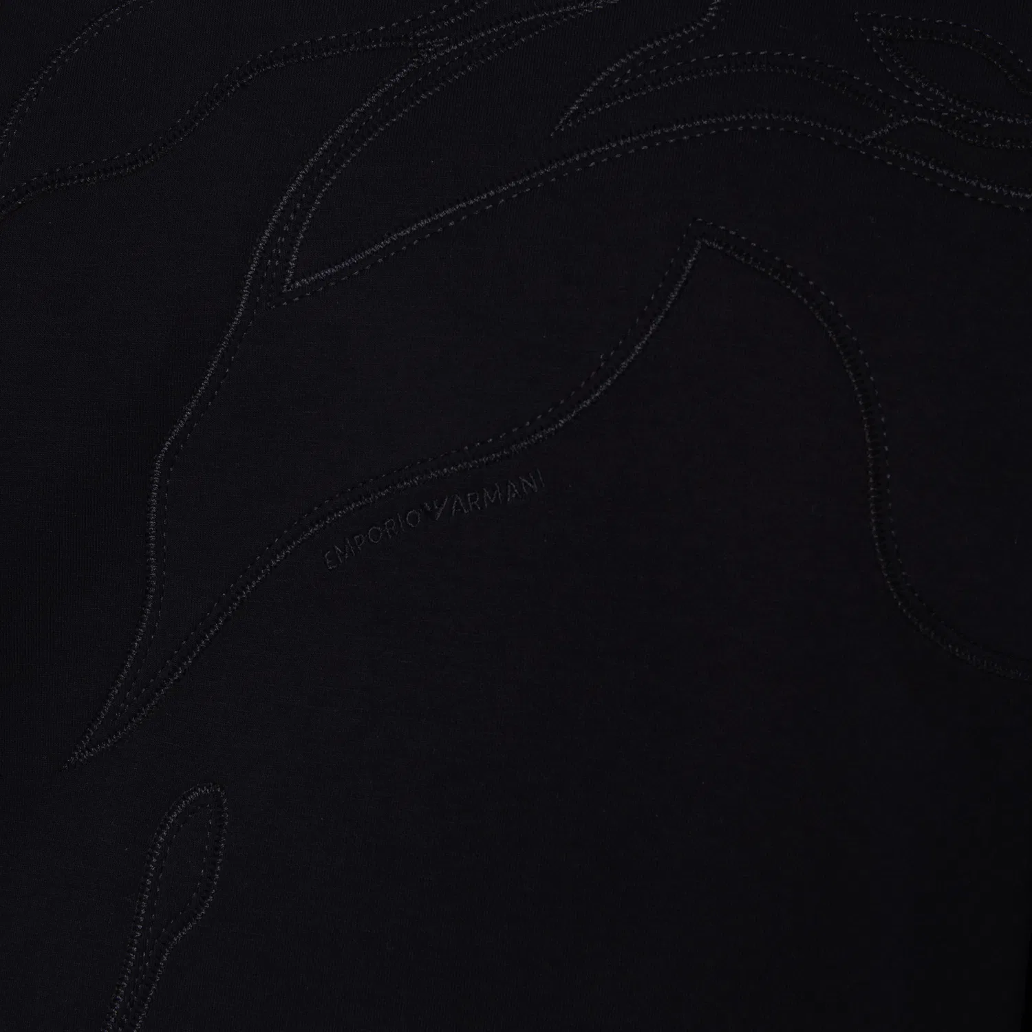 Свитшот с вышивкой Embroidered-Design Emporio Armani, Black Beauty — фото 2