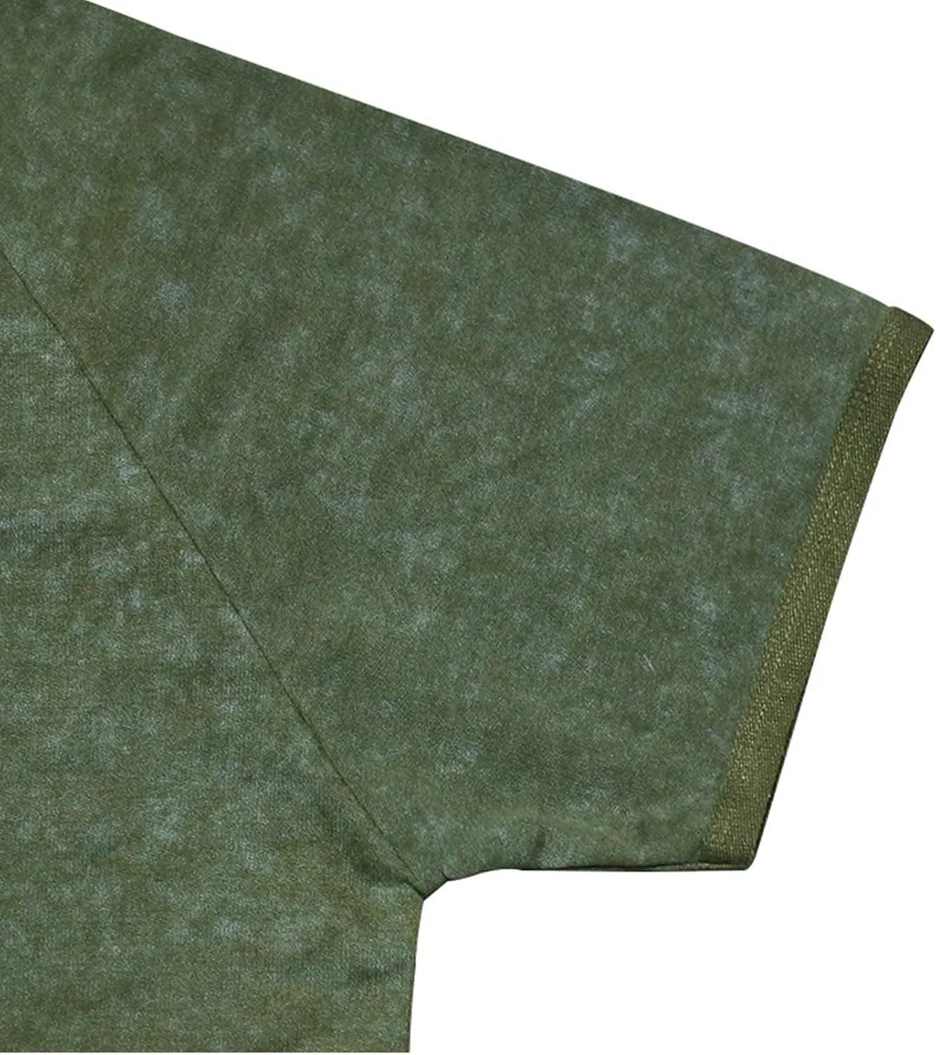 Мужская футболка с круглым вырезом длинным рукавом Tie Dye, Army Green — фото 4