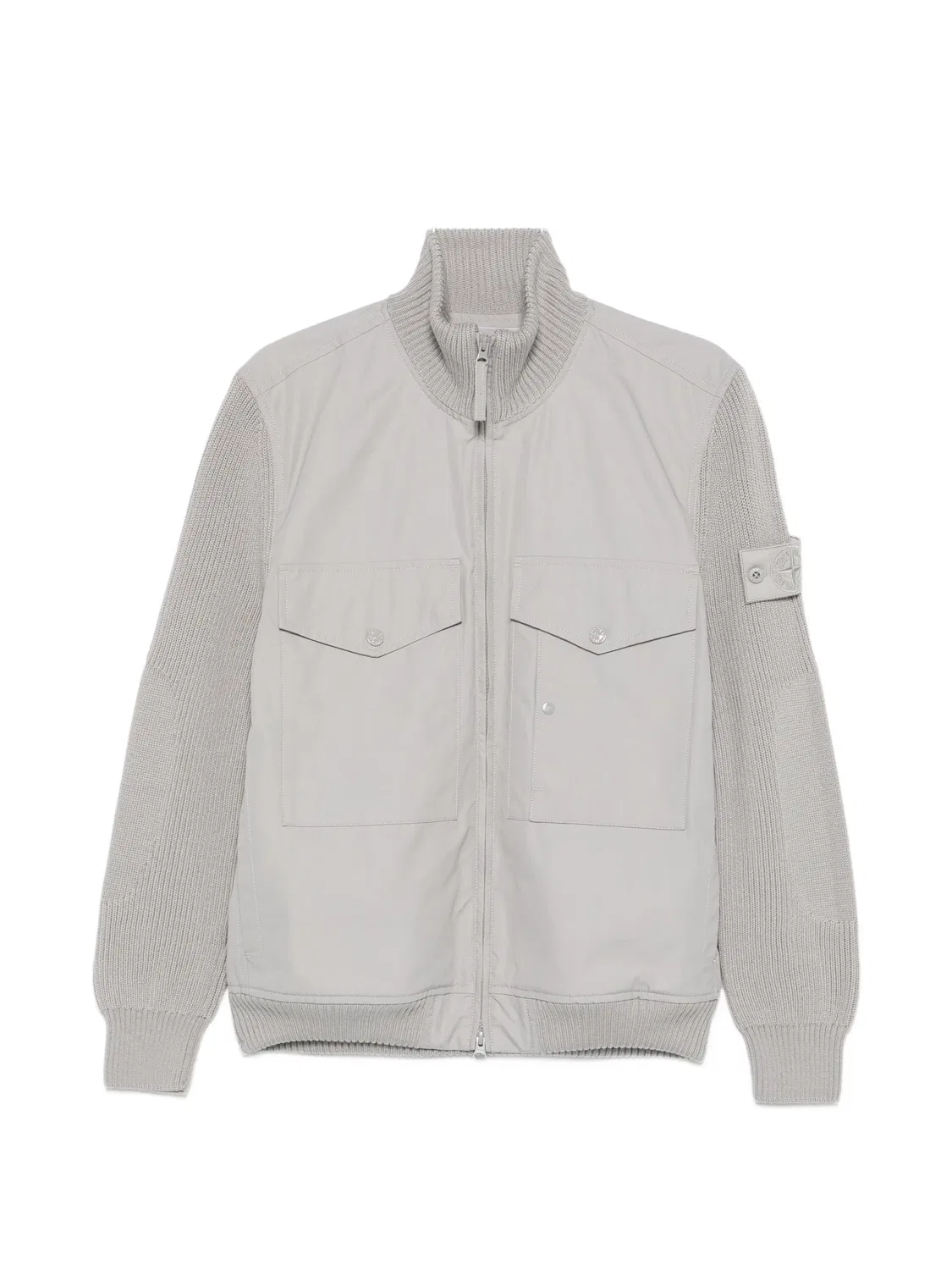 Куртка с Логотипом Stone Island, серый