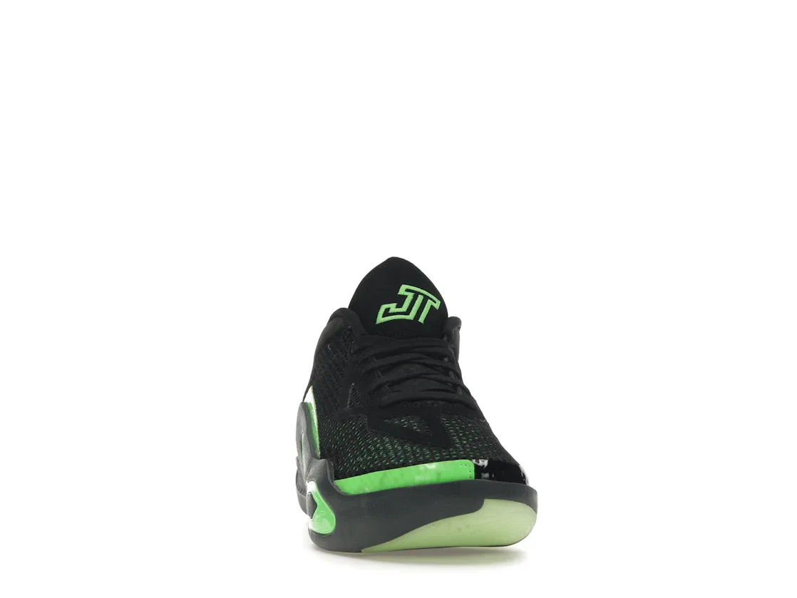 Детские кроссовки для мальчиков для баскетбола Jordan Tatum 1 Jordan, Black/Green Strike/Anthracite — фото 2