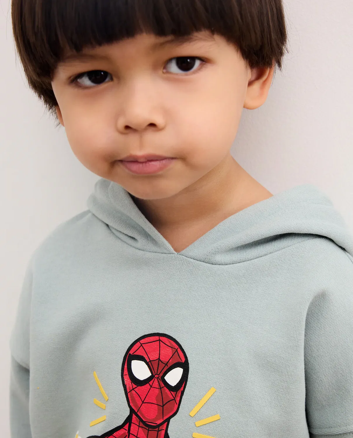 Детская худи с капюшоном с принтом Spiderman Kids El Corte Inglés, Verde — фото 2