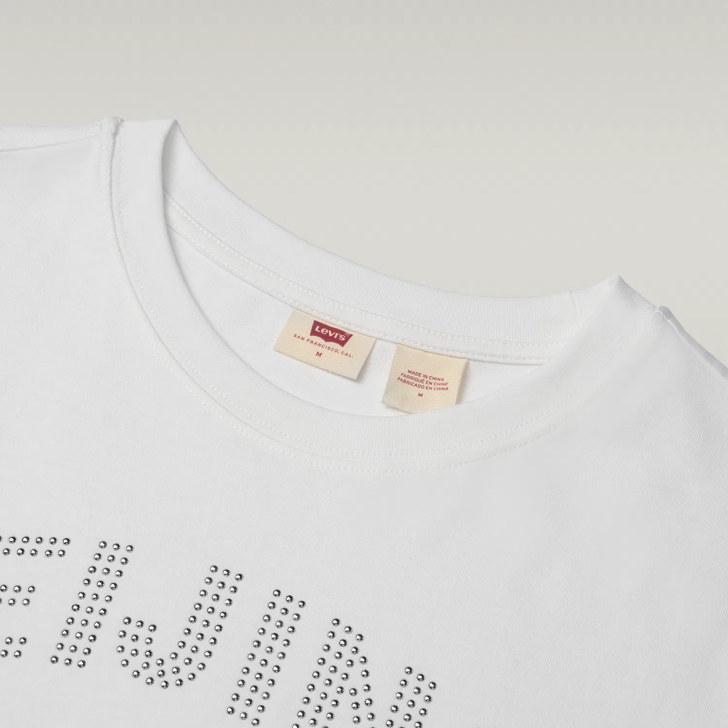 Женская футболка с круглым вырезом Beijing Levi's, Белый — фото 4