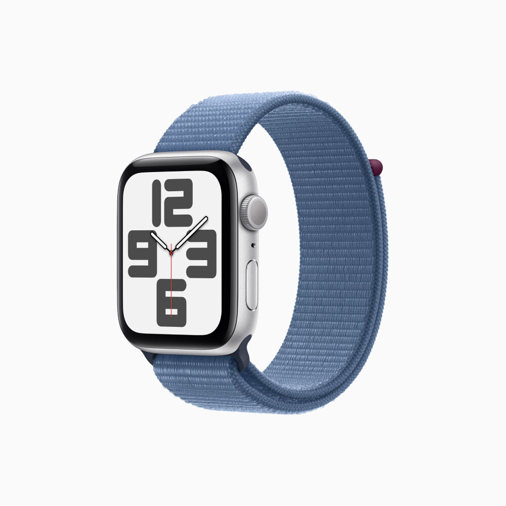 

Умные часы Apple Watch SE Gen 2 2023 (GPS), 44 мм, Silver Aluminum Case/Winter Blue Sport Loop, Серебристый, Умные часы Apple Watch SE Gen 2 2023 (GPS), 44 мм, Silver Aluminum Case/Winter Blue Sport Loop