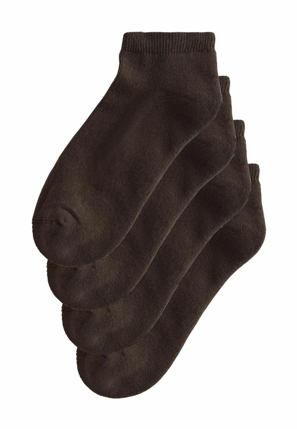 Носки для кроссовок с амортизирующей подошвой, комплект из 4 пар - носки Next, Chocolate Brown