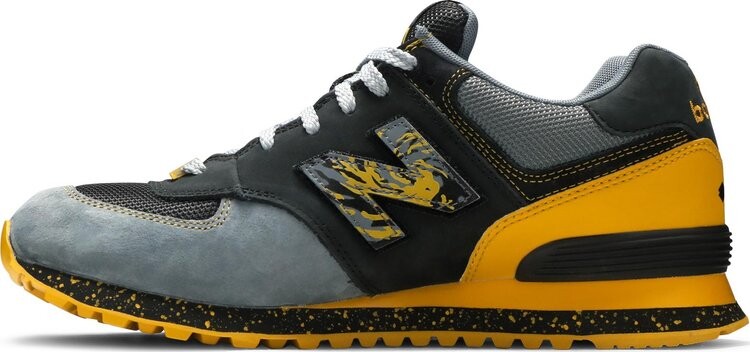 Кроссовки New Balance хShelflife 574 City of Gold, черный/желтый — фото 2